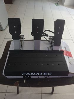 Fanatec Pedals – Load Cell + Haptic Feedback + Hydraulic Dampers