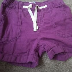 Girls Canvas Shorts