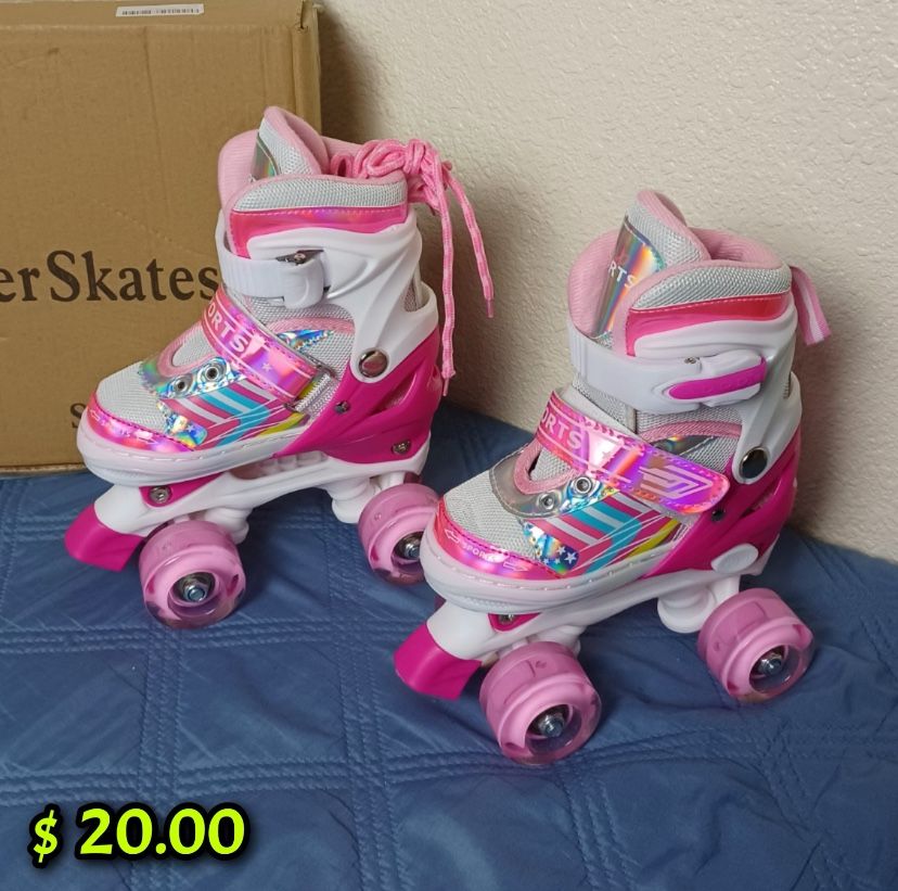 Pink Roller Skates Small Size