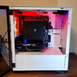 White Gaming PC Ryzen 5 5500, ASUS 1650 OC, 32GB DDR4