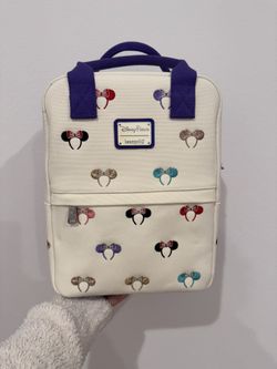 Disney Parks 2025 Minnie Ears Headband Loungefly Backpack
