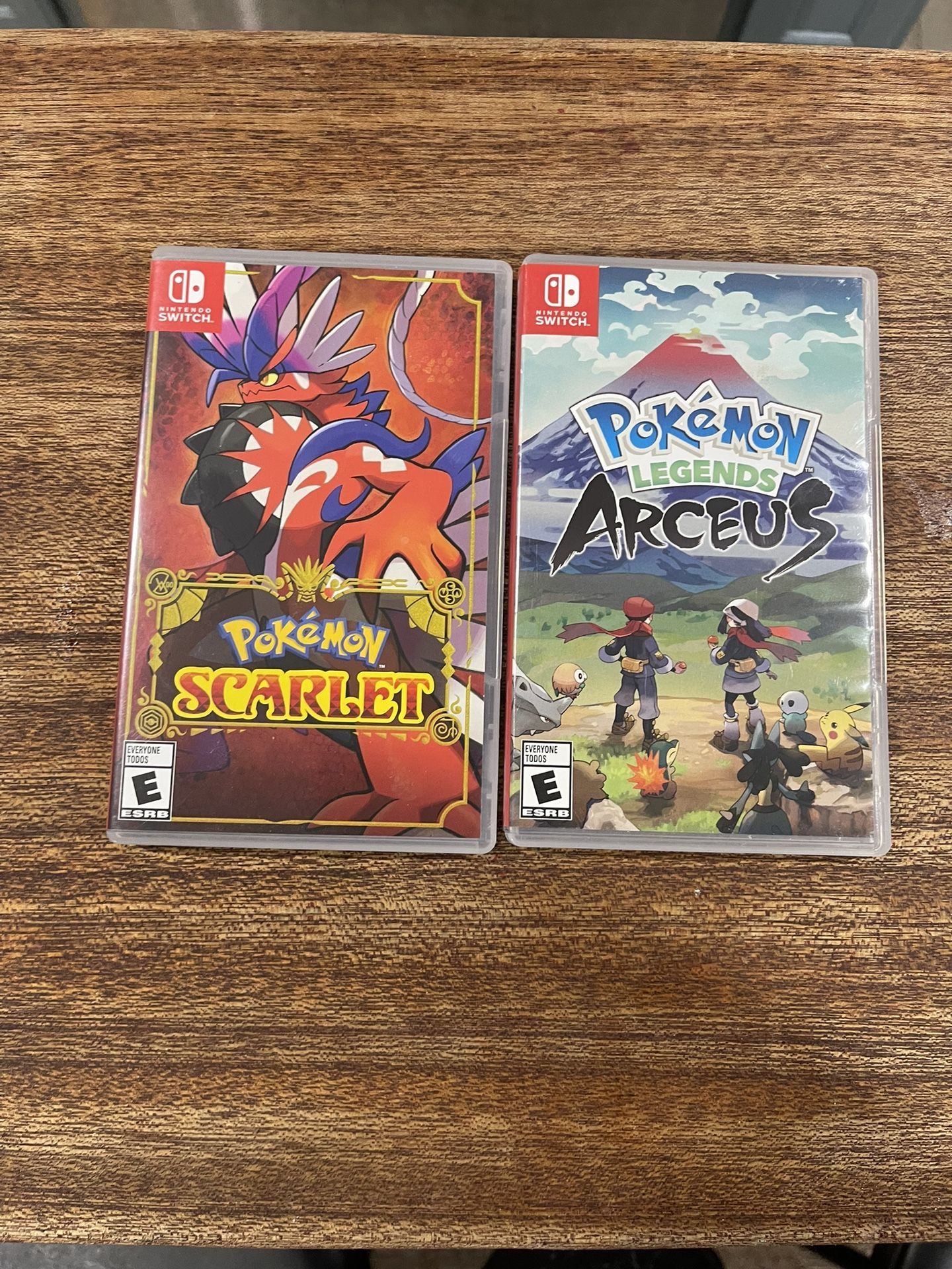 Pokemon Scarlet & Pokemon Legends Arceus Nintendo switch