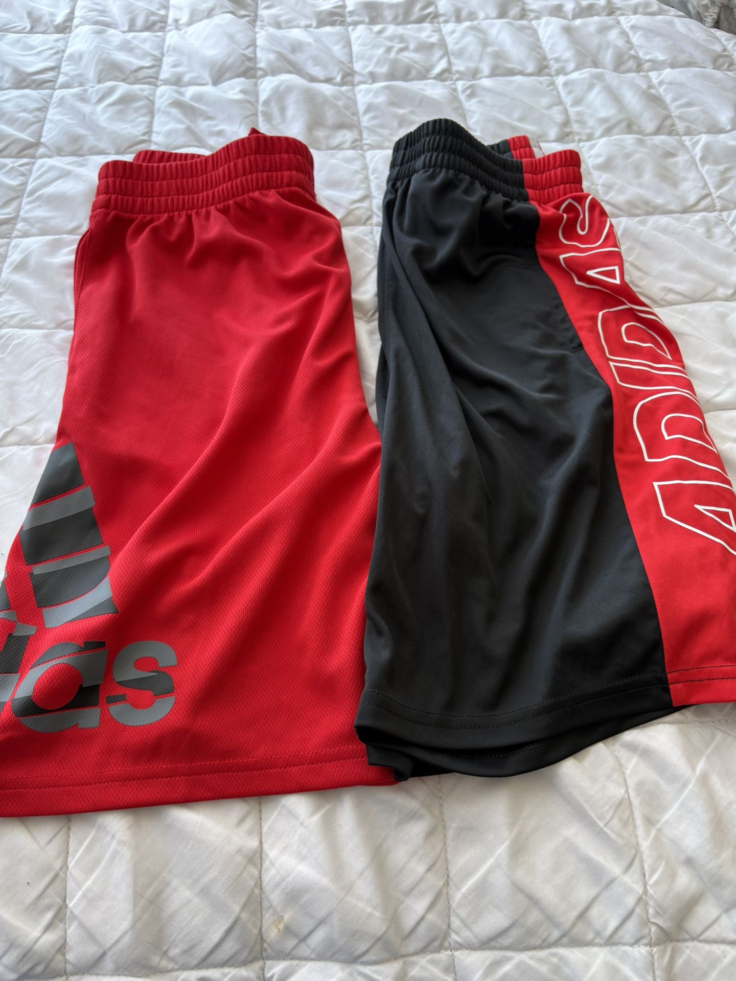 2 Pair Boys Adidas Shorts