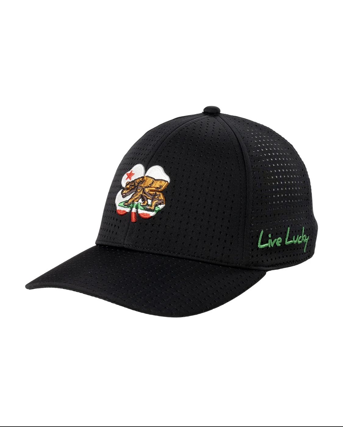 Black Clover Golf Hat Men’s Fitted SM/MED