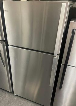 Whirlpool Top Mount Refrigerator Stainless Steel