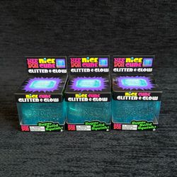 NEEDOH NICE CUBE GLITTER & GLOW BLUE