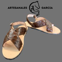 Huarache Avestruz Cafe 