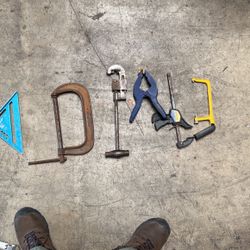 Clamps And Pipe Cutter6 Pieces