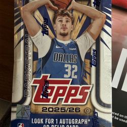 Topps NBA Basketball 2025/26 Hobby Box Sealed
