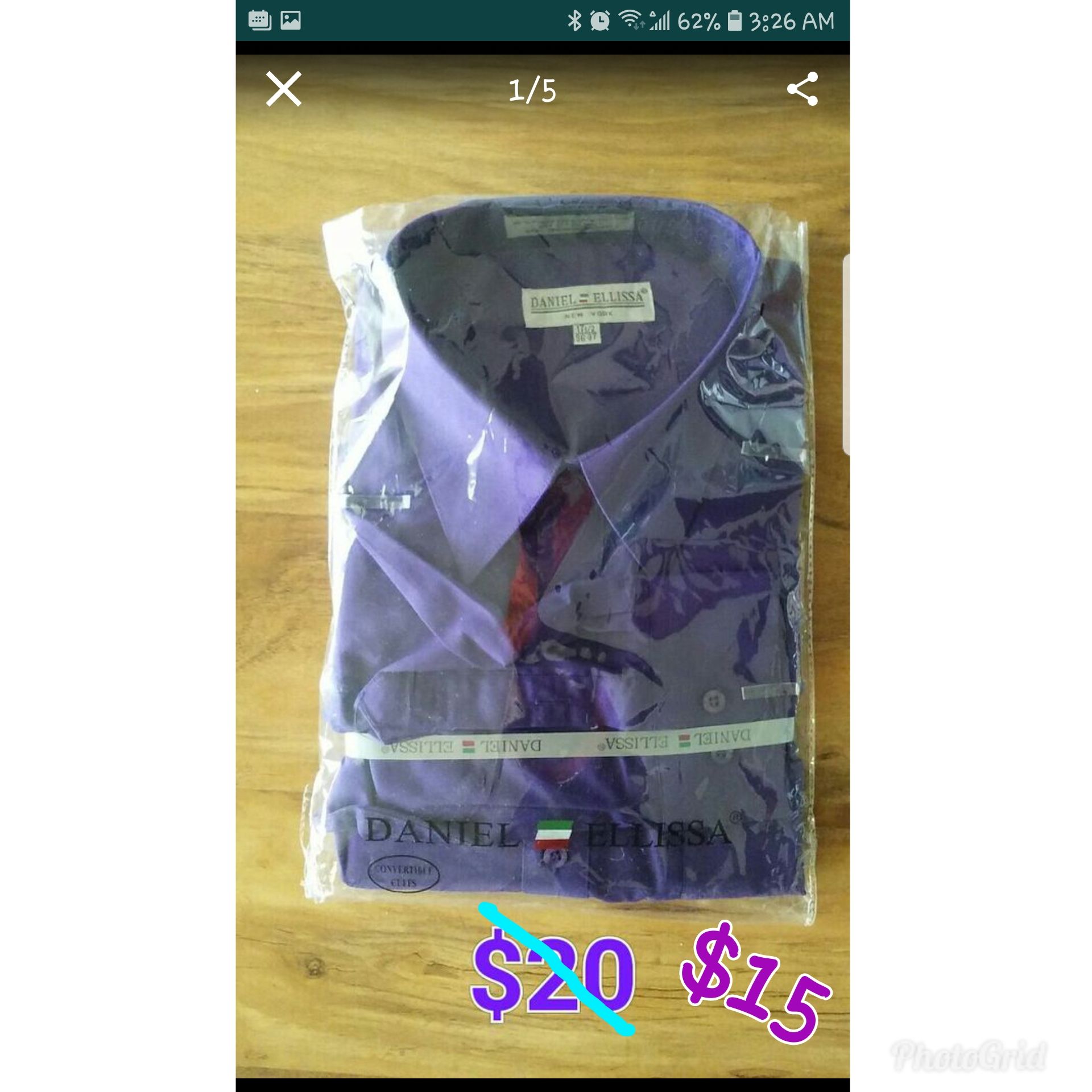 New! Purple Dress Shirt *Price Reduced*