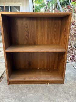 Small wooden bookshelf