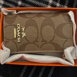 COACH Zip Around Pouch