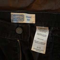 Black Corduroy Levis