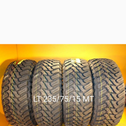 4 New Tires For Sale 235/75/15 LT MT Mud Terrain We Service Motorcycle Tires