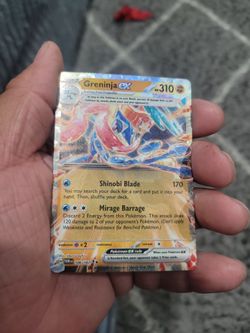 Pokemon GRENINJA  EX 310 hp 106/167 double rare  shinobi blade mirage barrage holo card/ taking Offers  Not A Dollar