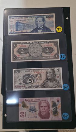 Mexico Banknotes.