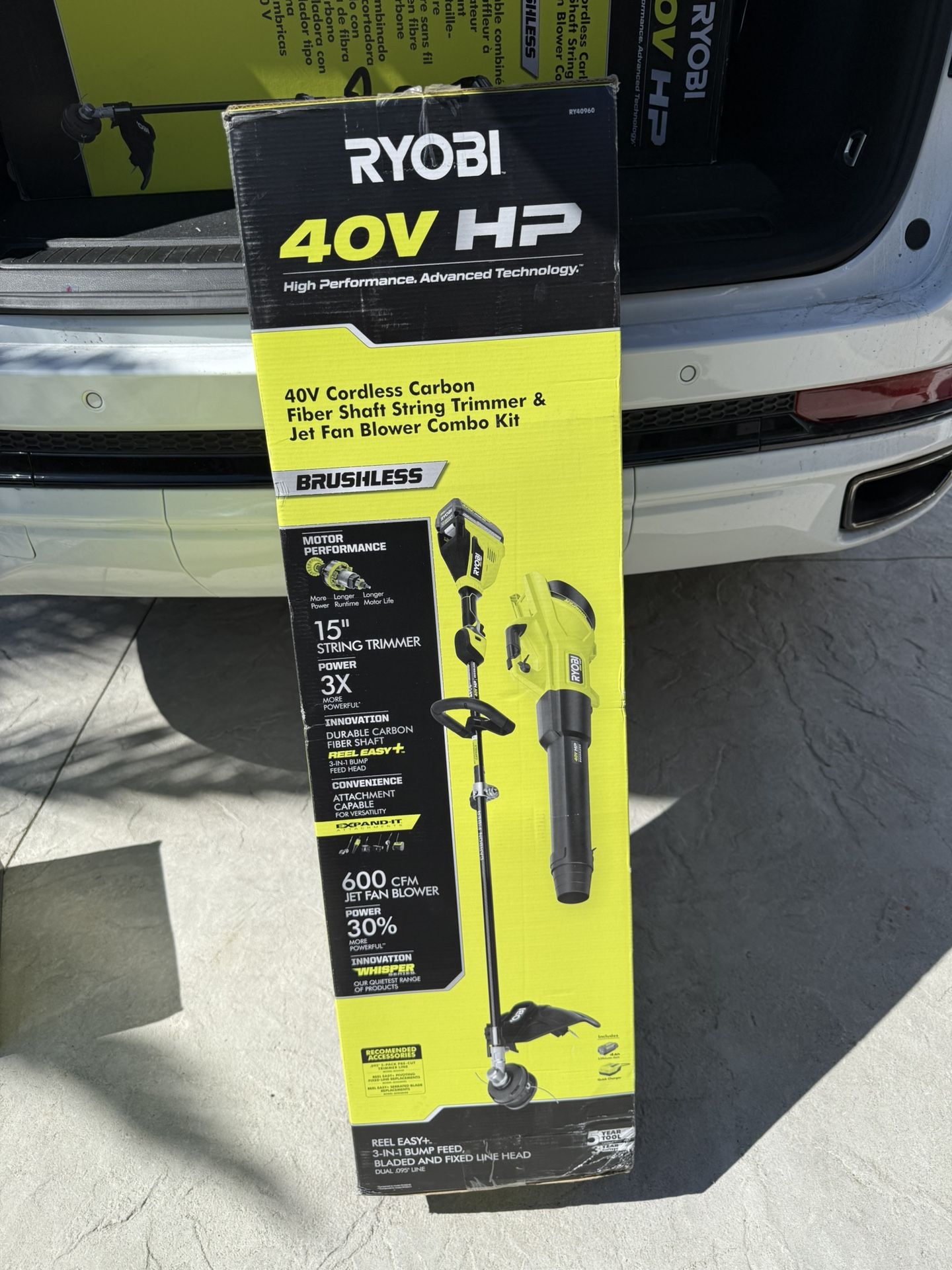 Ryobi Blower and String Trimmer Combo kit 40V