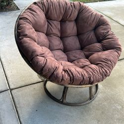 Papasan Chair With Cushion