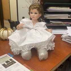 New Doll With White Dress