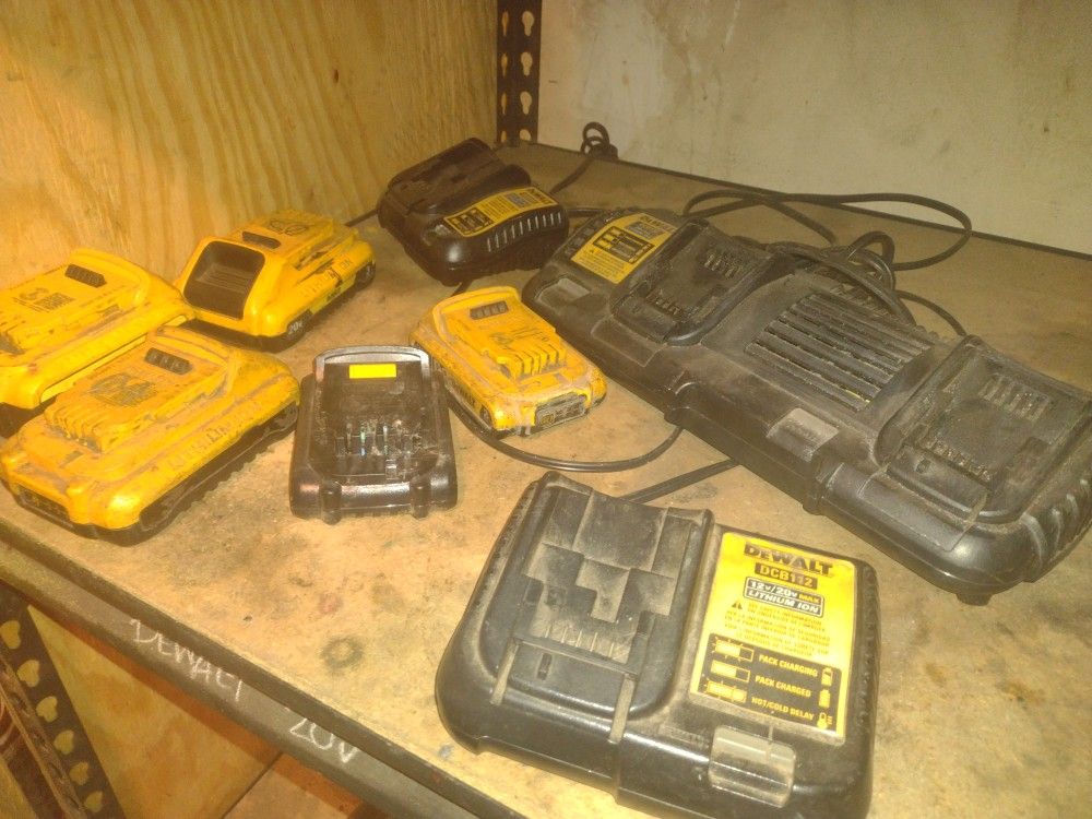 DeWalt Batteries And Chargers