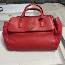 Beautiful Red Tory Burch Purse-$50.00
