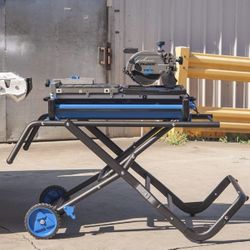 NEW Wet/Dry Tile Saw & Portable Stand