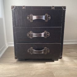 Vintage Style Storage Trunk 3 Drawer Chest 