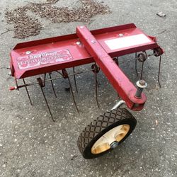 Used Vintage Genuine  Snapper 21” Thatcherizer 61256  for Pushmower - Lawnmower attachment  Made in USA 