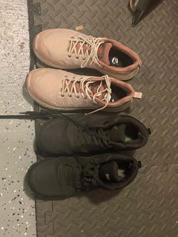 Two Pairs of Used work shoes /boots size 10
