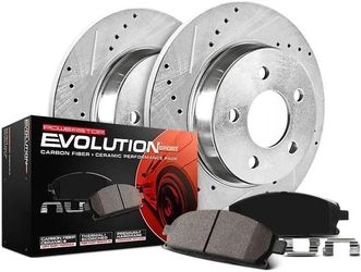 New PowerStop K7053 Z23 Evolution Sport Rear Brake Upgrade Kit (Pads & Rotors)