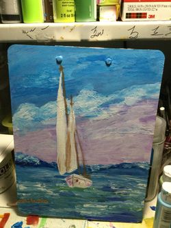 Art CLIPBOARDS THAT HAVE BEEN HAND PAINTED