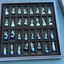Old Chess Set Vintage Board Game