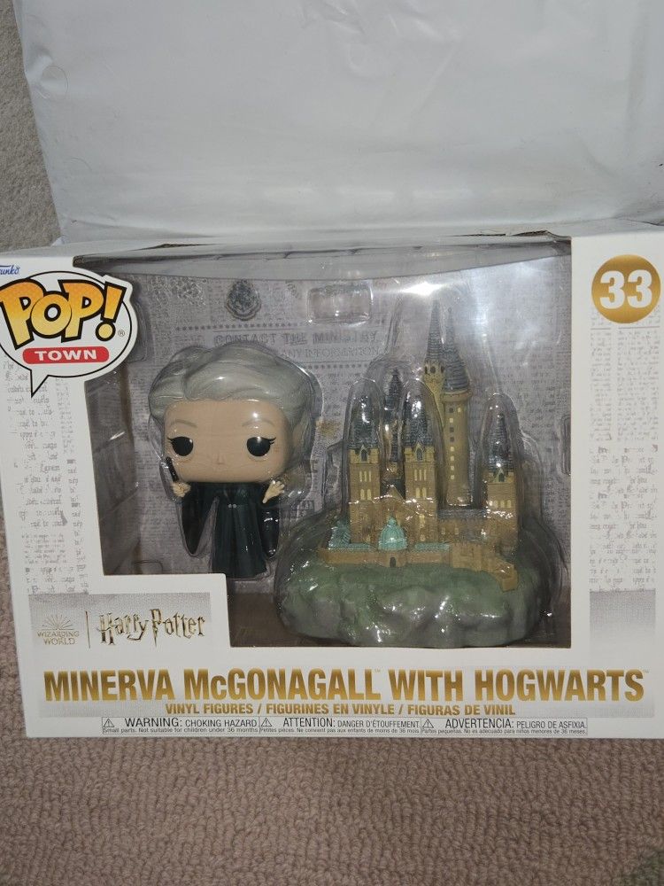 Harry Potter Professor McGonagall With Hogwarts Chamber Of Secrets Funko Pop Deluxe