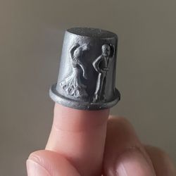 Pewter Thimble, Flamenco Dancers 