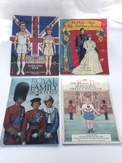 ~VINTAGE~ PAPER DOLL BOOKS • The ROYAL Family
