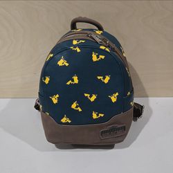 Loungefly Pokémon Detective Pikachu Pikachu Mini Backpack Blue Brown Yellow
