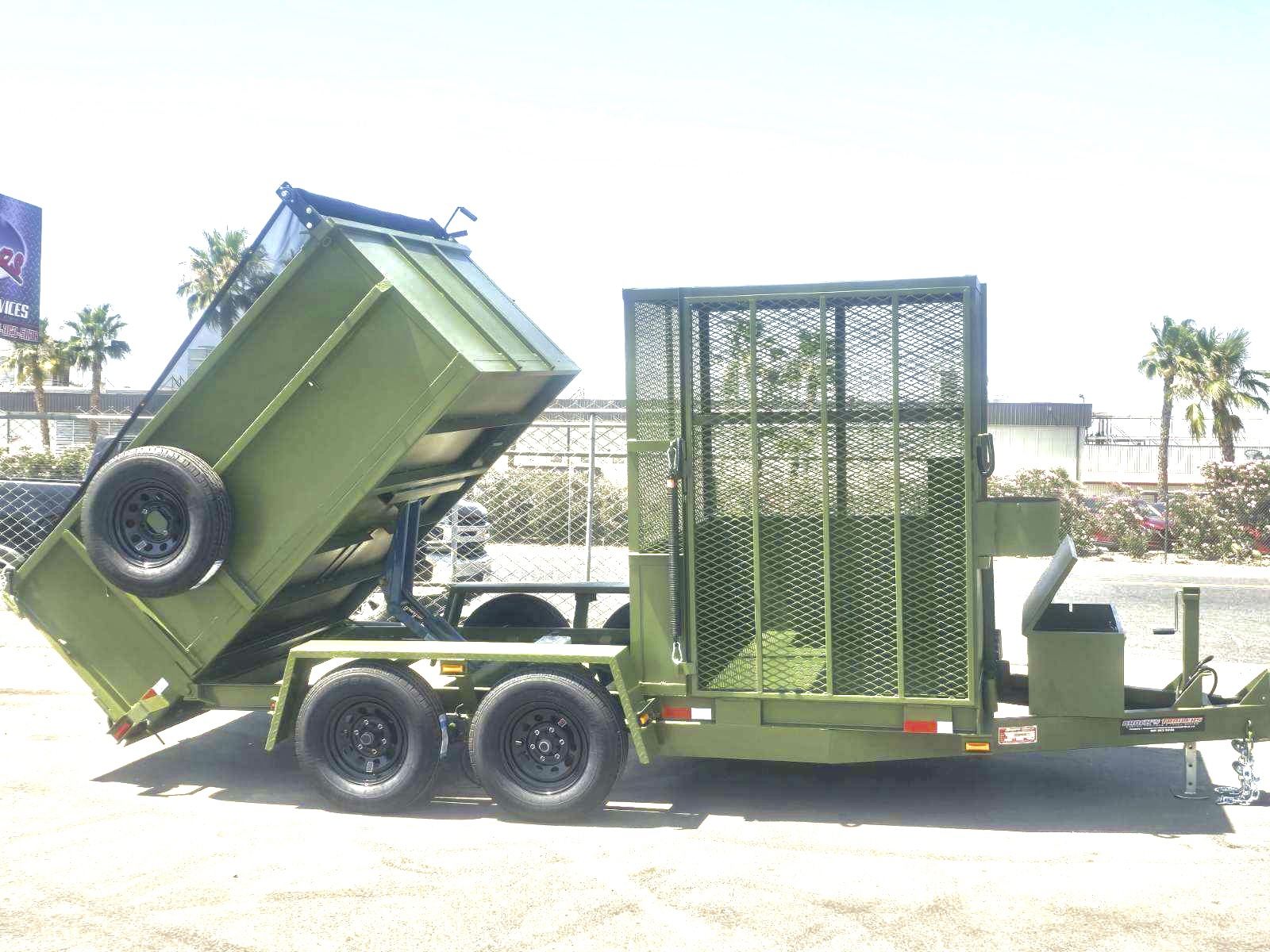 Landscape / Dump Trailer Hybrid 17ft 