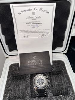 Limited Edition Jason Taylor Invicta Watch