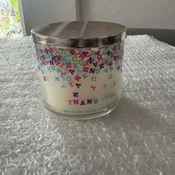 Bath & Body Works Thank you Champagne Toast Scented Candle