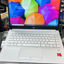 HP 14-dk1013od Laptop COMPUTER, 14" Screen, AMD Athlon™ Silver, 4GB Memory, 64GB eMMC, Windows® 10