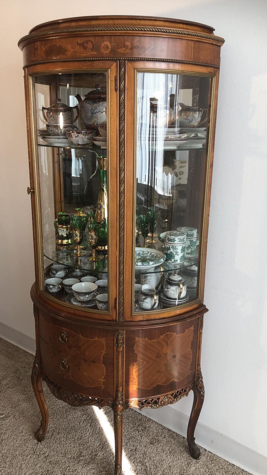 Vintage Cabinet   H.  93.     L.   24.   W.   14