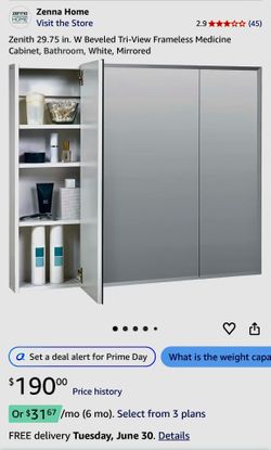 Zenna home medicine cabinet