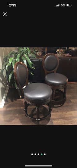 Beautiful Wood Swivel Bar Stools $60 Each