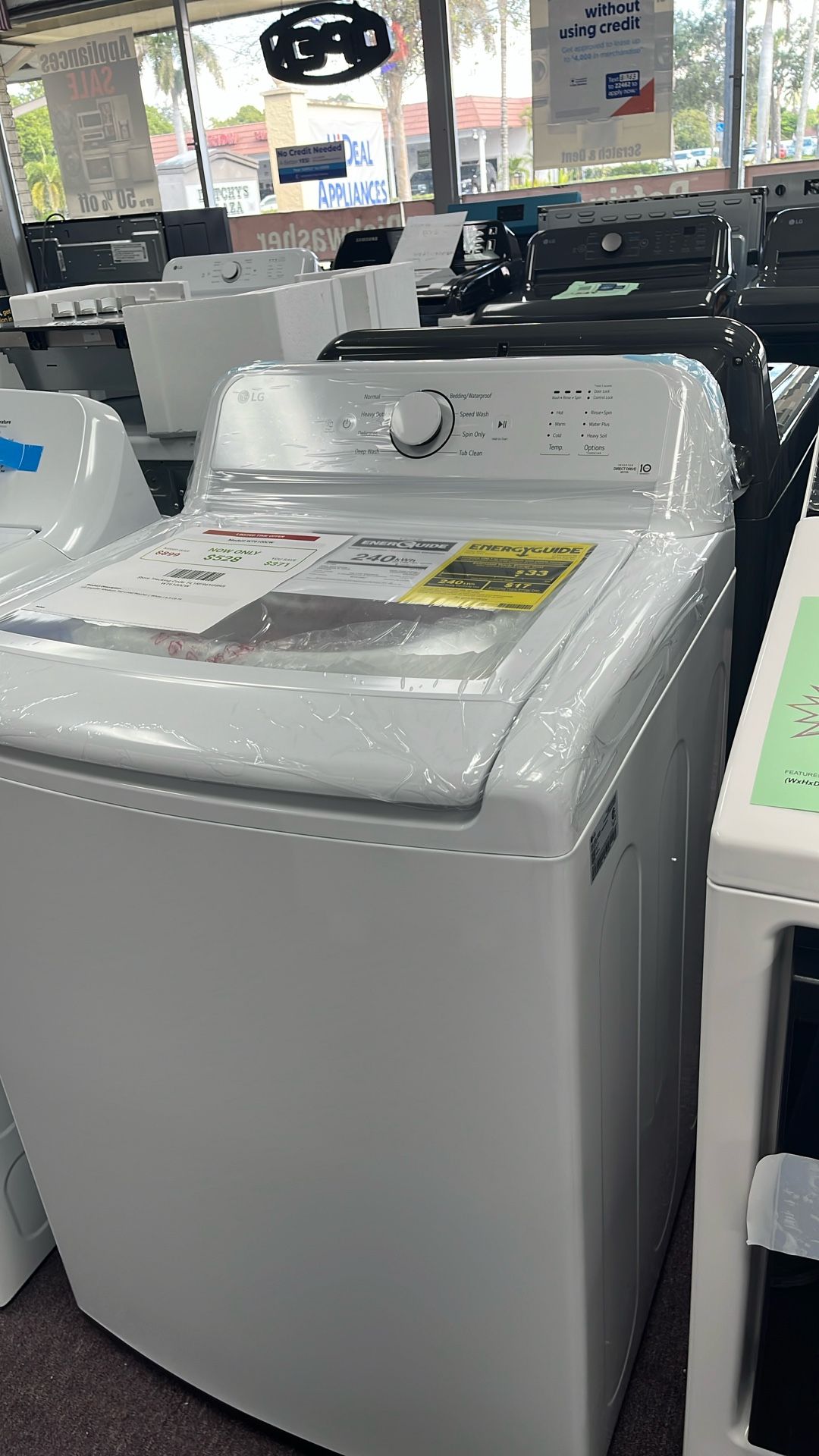 Washer Lg Top Load New 1 Year Warranty 