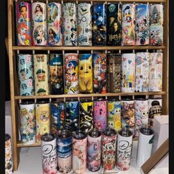 Tumbler Foldable Stand Display 