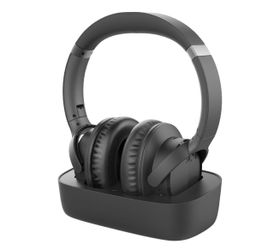 New In Box Avantree Ensemble - Wireless Headpones for TV Watching Easy Setup & Charging Dock, 35H Play Time