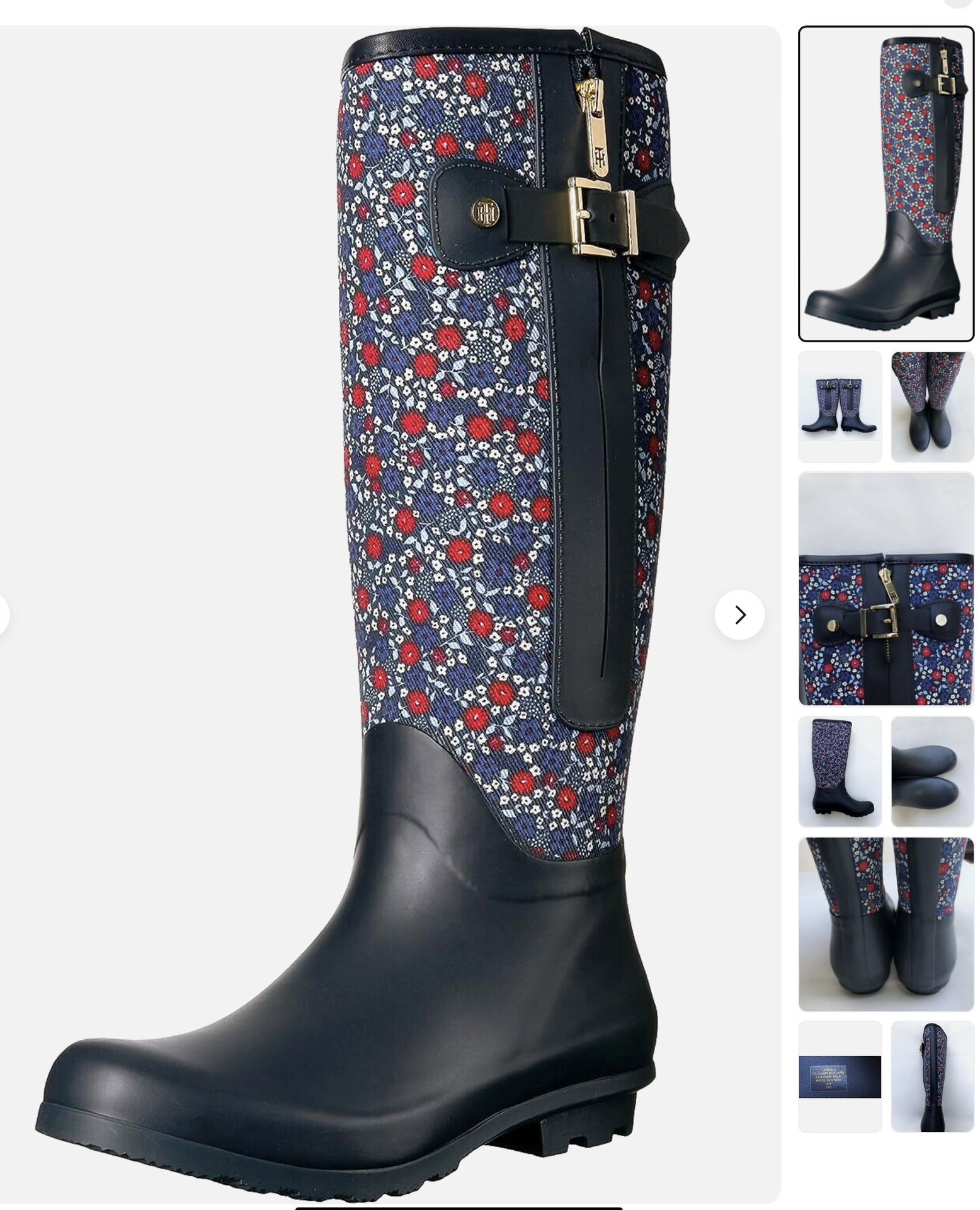 Tommy Hilfiger Rain Boots Size 8