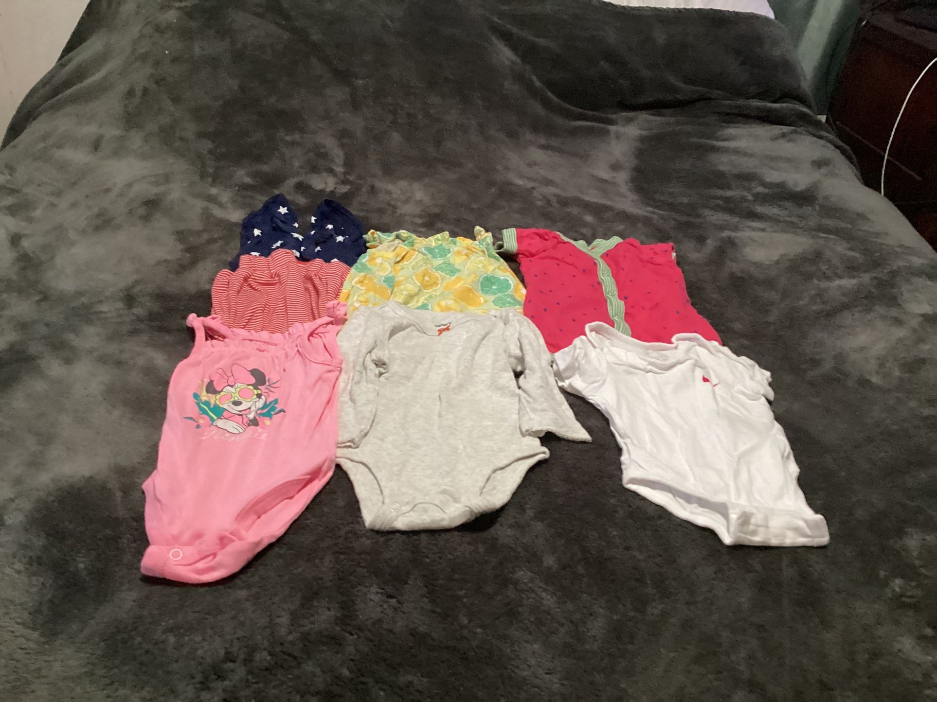 Infant Baby Girls Onesies Lot Of 14 Pieces Size 0-3Months