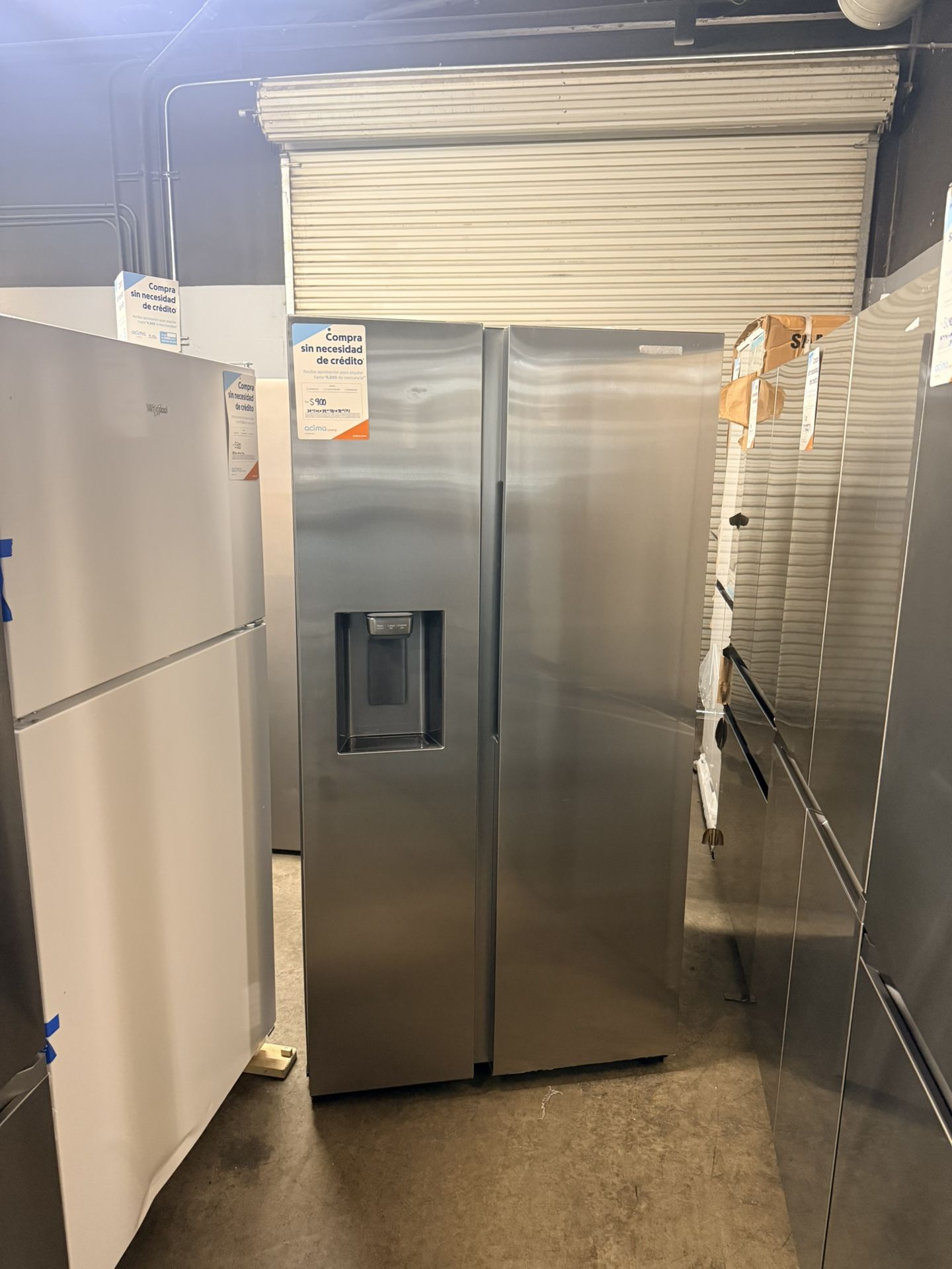 Samsung Stainless Steel Refrigerator With Ice Maker And Water Dispenser🔥