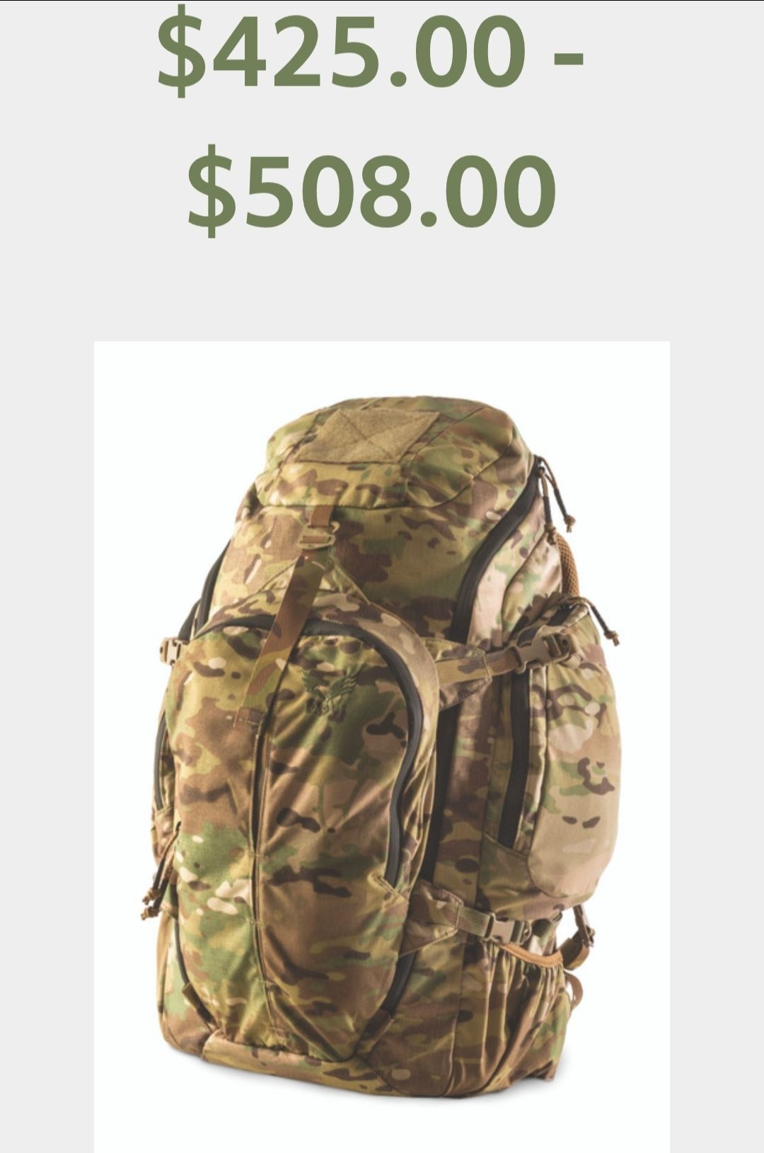 Invader 50 mL assault Backpack